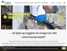 Tablet Screenshot of ellingardcollection.no